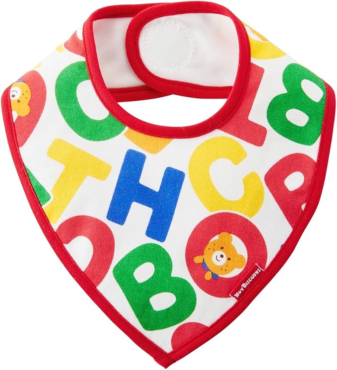 미키하우스 티셔츠 일본 바디수트 핫비스킷 신생아 아기 턱받이 세트