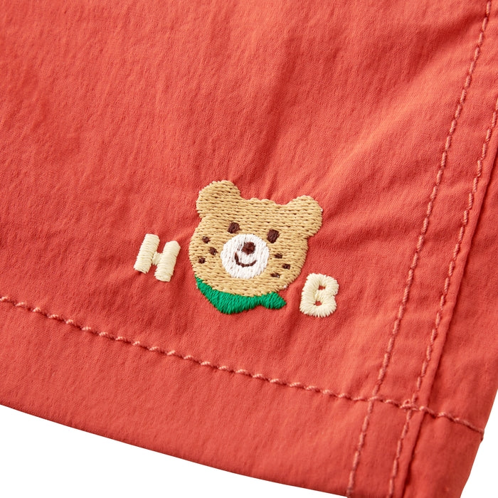 미키하우스 키즈 바지 일본 반바지 핫비스킷 5부 원포인트 자수 3컬러
