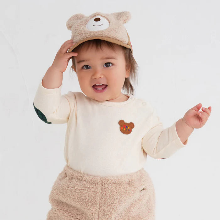 미키하우스 티셔츠 일본 키즈 긴팔 핫비스킷 엘보패치 2컬러