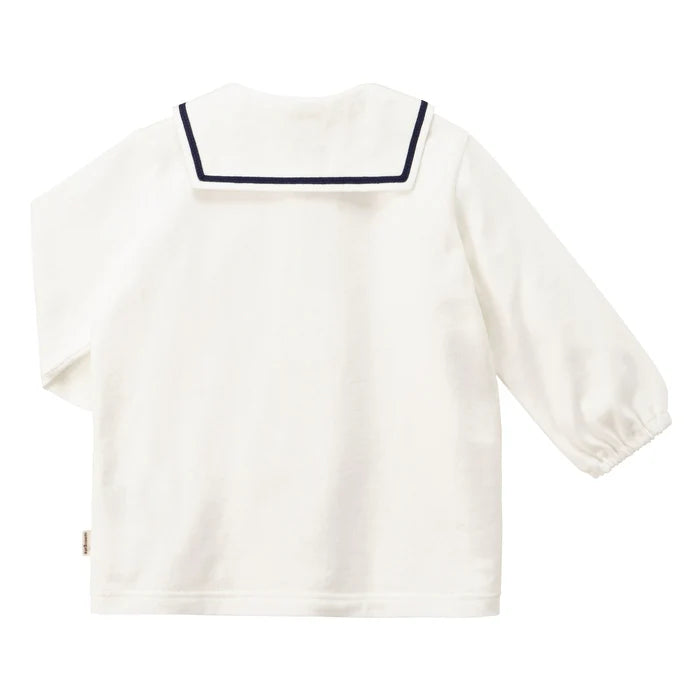 미키하우스 티셔츠 일본 키즈 유아 긴팔티 핫비스킷 세일러 카라