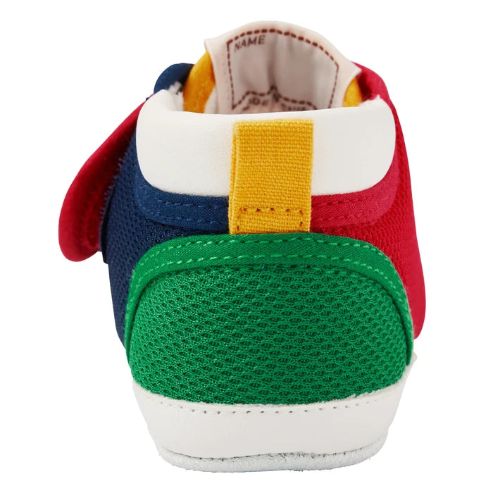 미키하우스 신발 일본 키즈 아기 걸음마 운동화 포인트 자수 2컬러