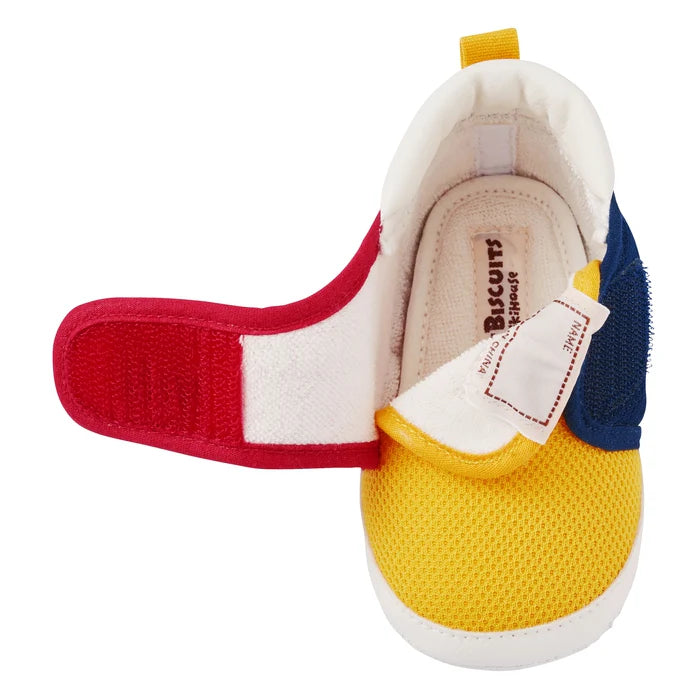 미키하우스 신발 일본 키즈 아기 걸음마 운동화 포인트 자수 2컬러