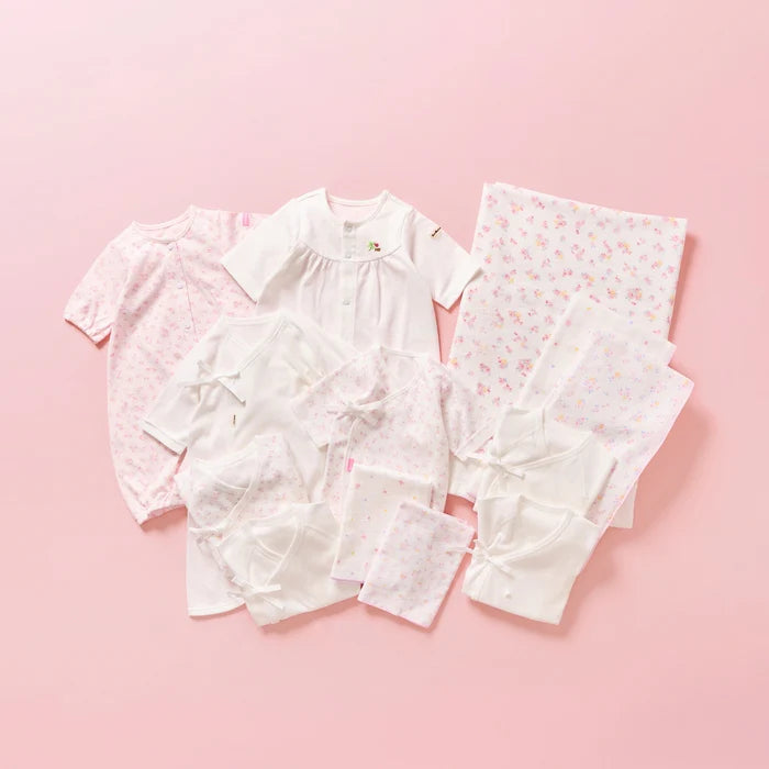 미키하우스 티셔츠 일본 신생아 바디수트 출산 준비 세트 13개 2컬러