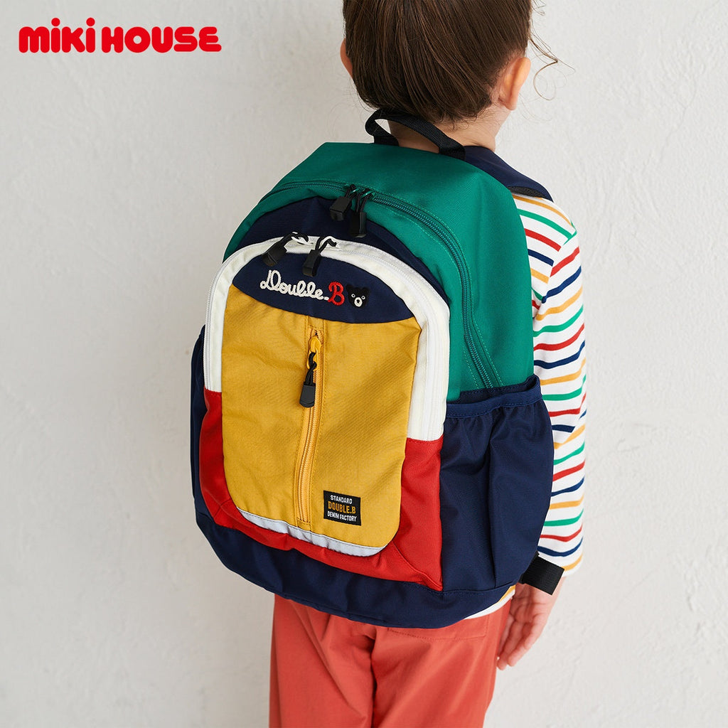 미키하우스 가방 일본 백팩 빅사이즈 더블비 배낭 심플 디자인형 로고 타입 2컬러