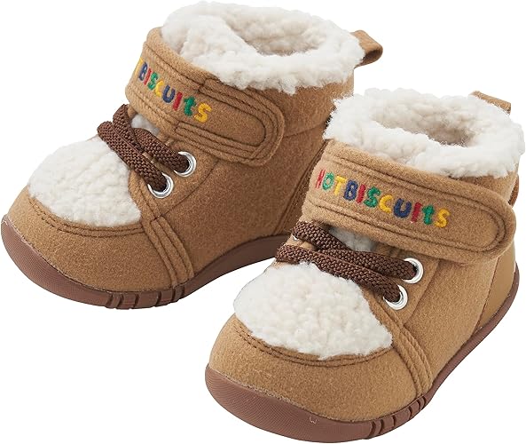 미키하우스 신발 일본 키즈 핫비스킷 아기 베이비 첫걸음마 슈즈 겨울용 2컬러