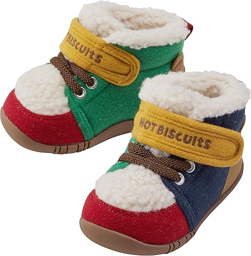 미키하우스 신발 일본 키즈 핫비스킷 아기 베이비 첫걸음마 슈즈 겨울용 2컬러