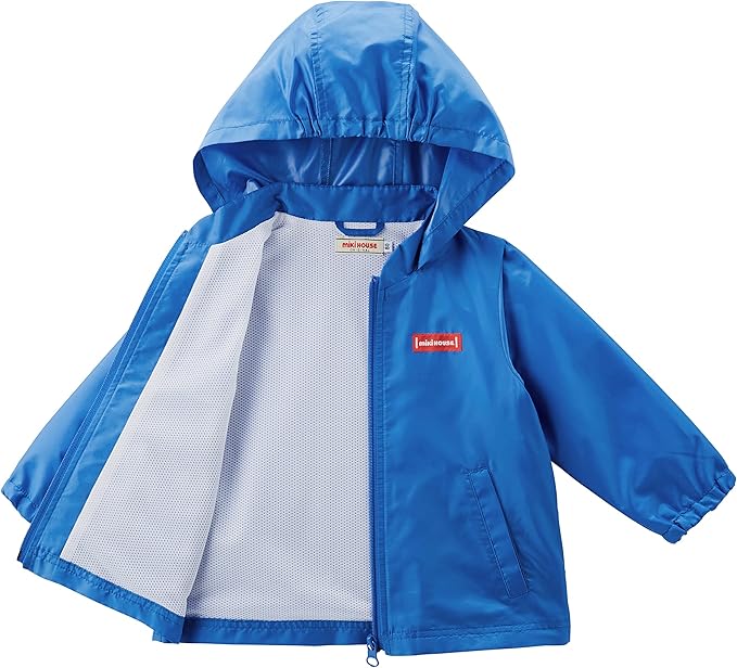 미키하우스 자켓 일본 키즈 바람막이 긴팔 무지 로고 2컬러