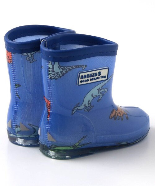 브리즈 키즈 신발 일본 유아 레인부츠 4가지 무늬 공룡 자동차 디자인 4컬러