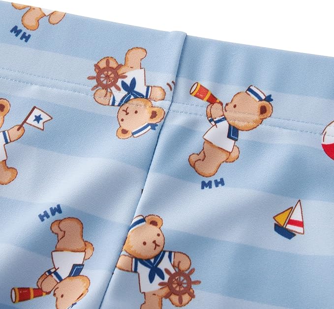 미키하우스 바지 일본 키즈 수영복 베이비 UV 컷 블루