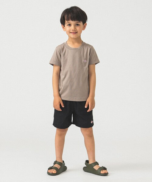 Danton Kids T-shirt Japanese Short Sleeve Plain Plain Inner Design 2 Colors 