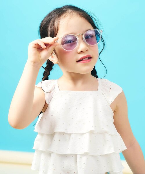 브리즈 선글라스 일본 BREEZE 안경 클리어 프레임 퍼플