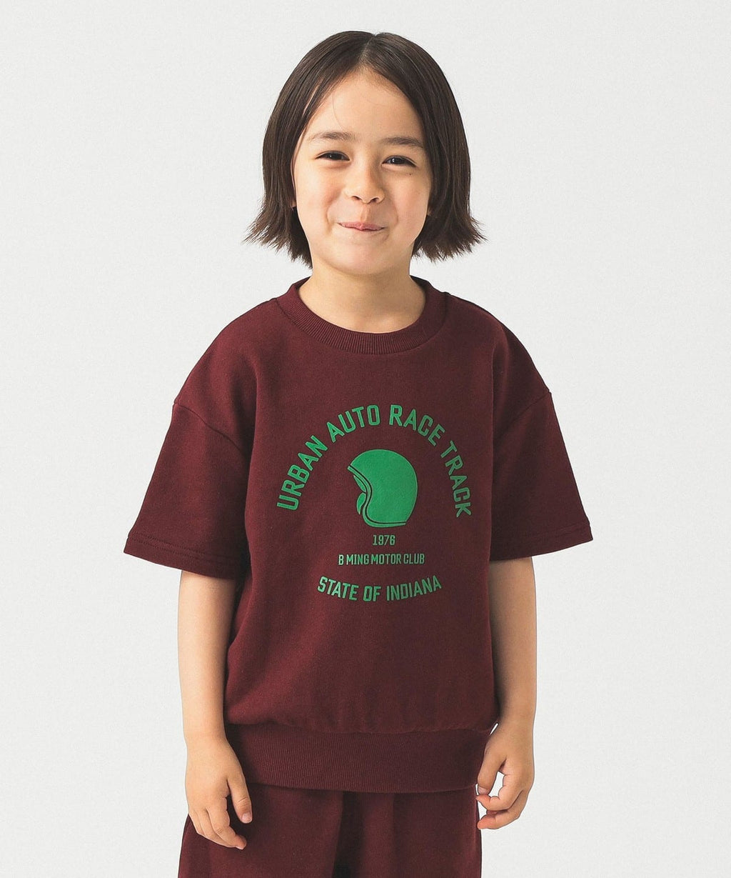 빔즈 키즈 티셔츠 일본 Beams 유아 반팔티 프론트 프린트 하프 디자인 2컬러