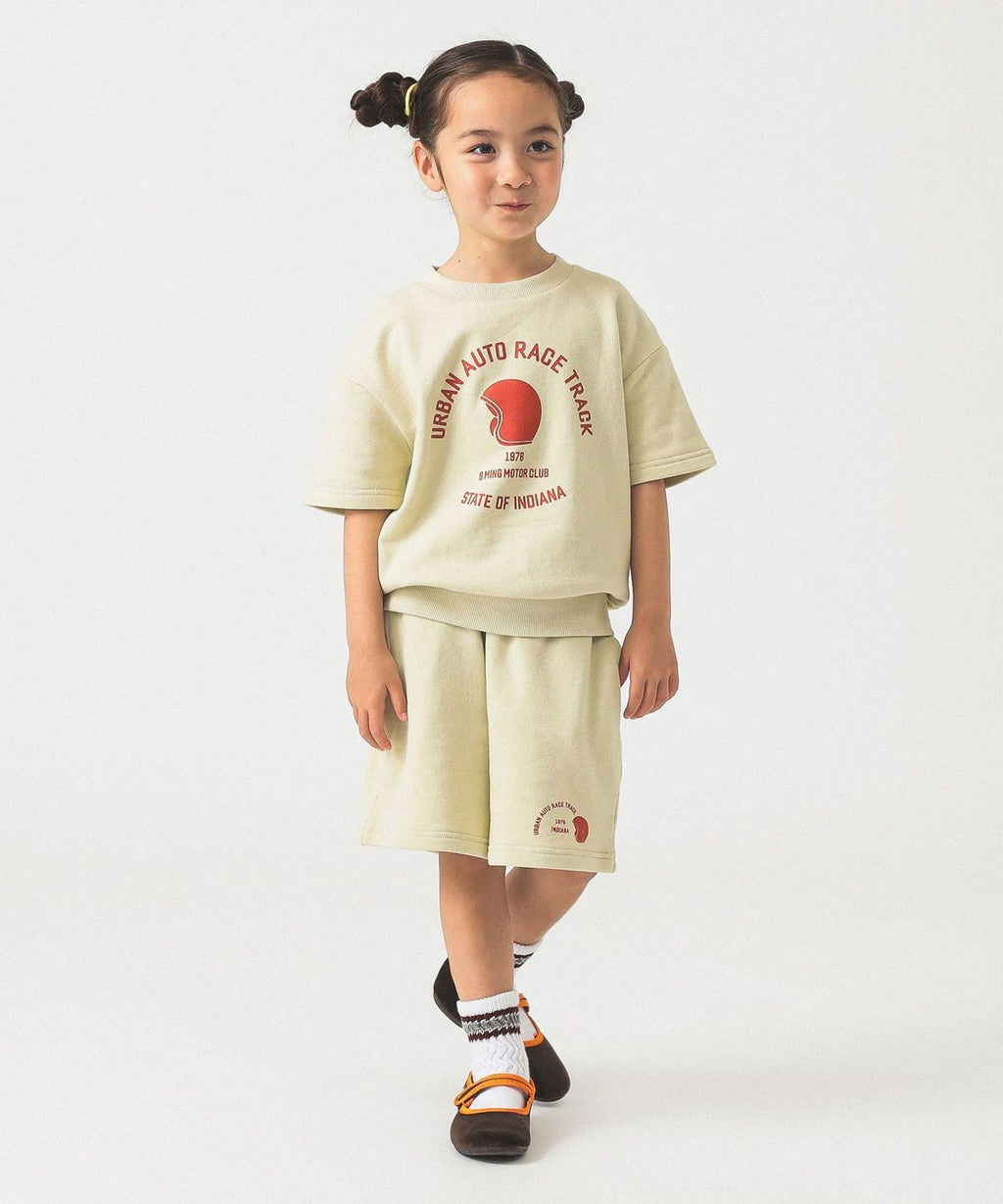 빔즈 키즈 티셔츠 일본 Beams 유아 반팔티 프론트 프린트 하프 디자인 2컬러