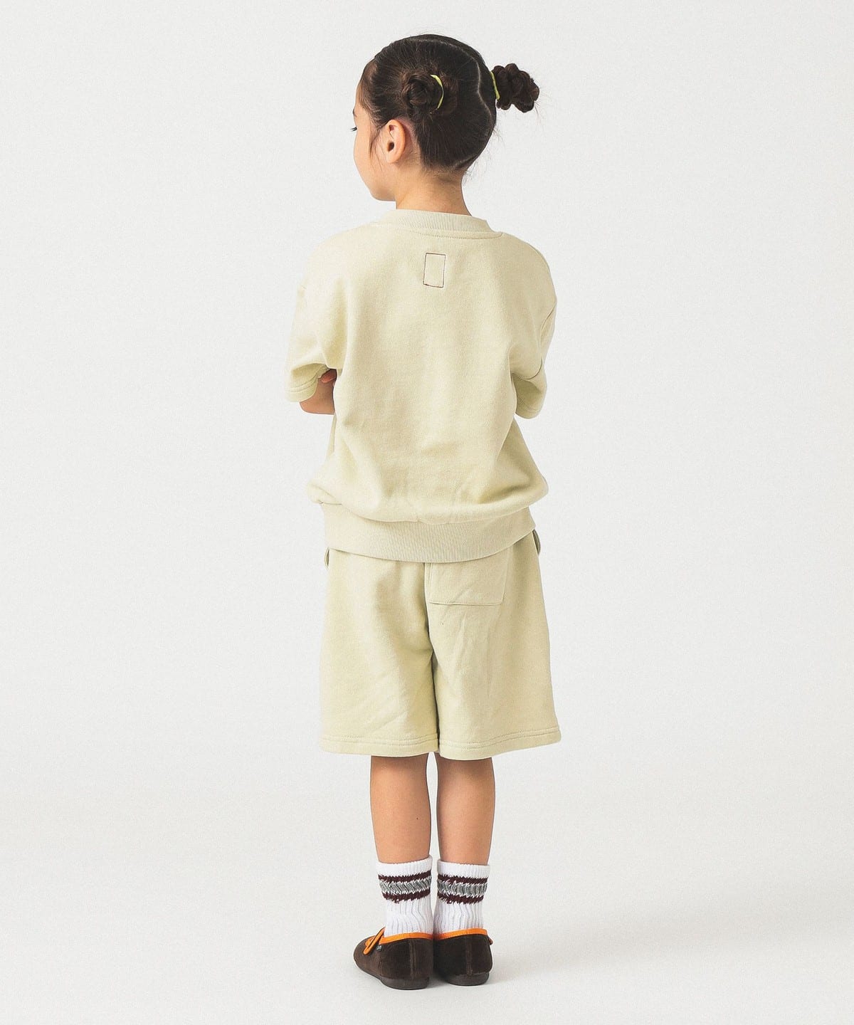 빔즈 키즈 티셔츠 일본 Beams 유아 반팔티 프론트 프린트 하프 디자인 2컬러