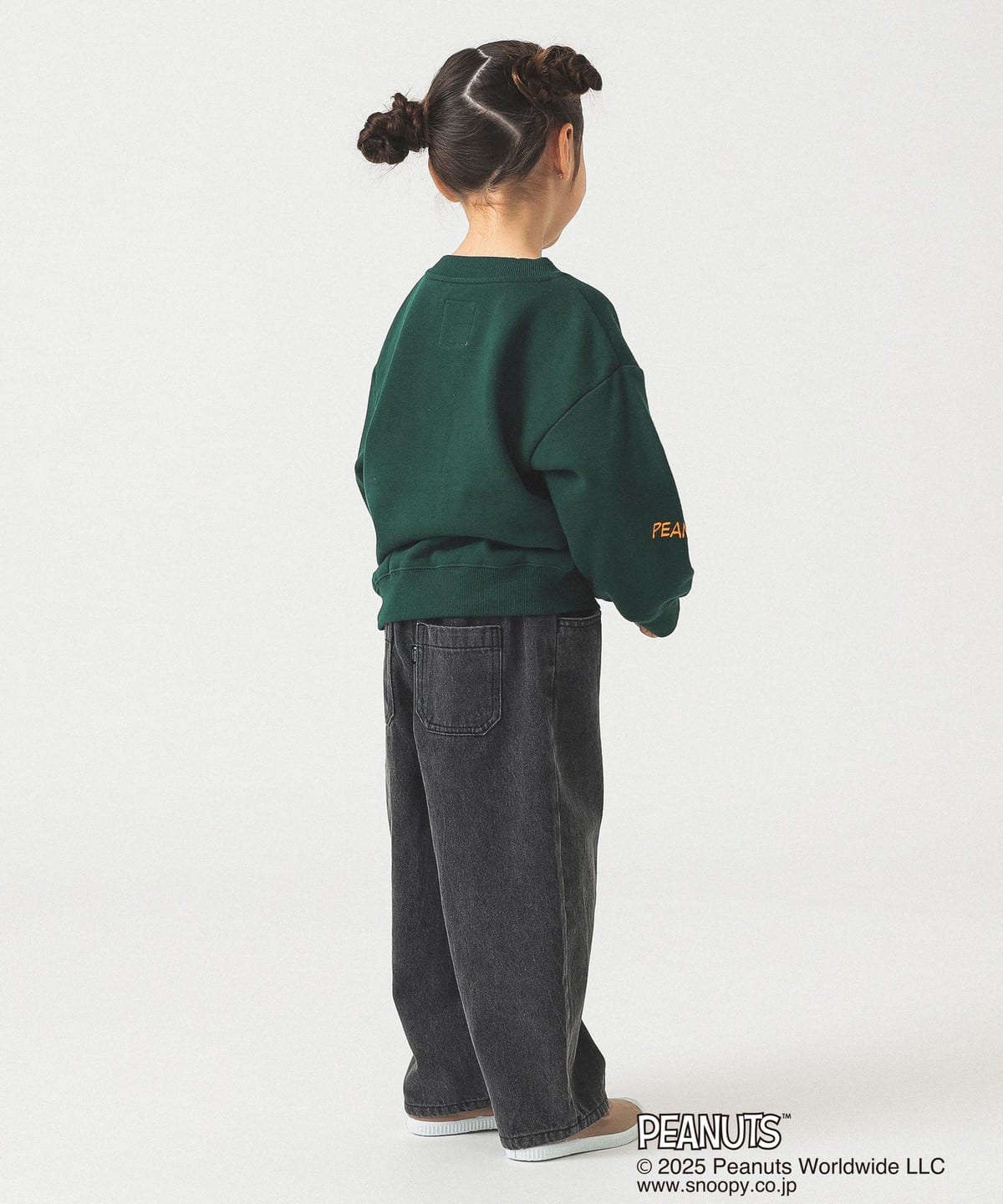 빔즈 키즈 티셔츠 일본 Beams 유아 맨투맨 스누피 피넛 프린트 2컬러