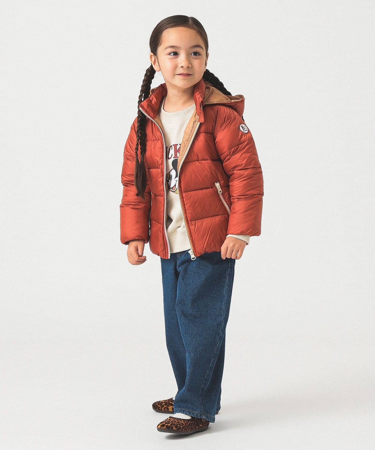 빔즈 키즈 패딩 일본 Beams 포켓터블 다운 블루종 2025FW 2컬러