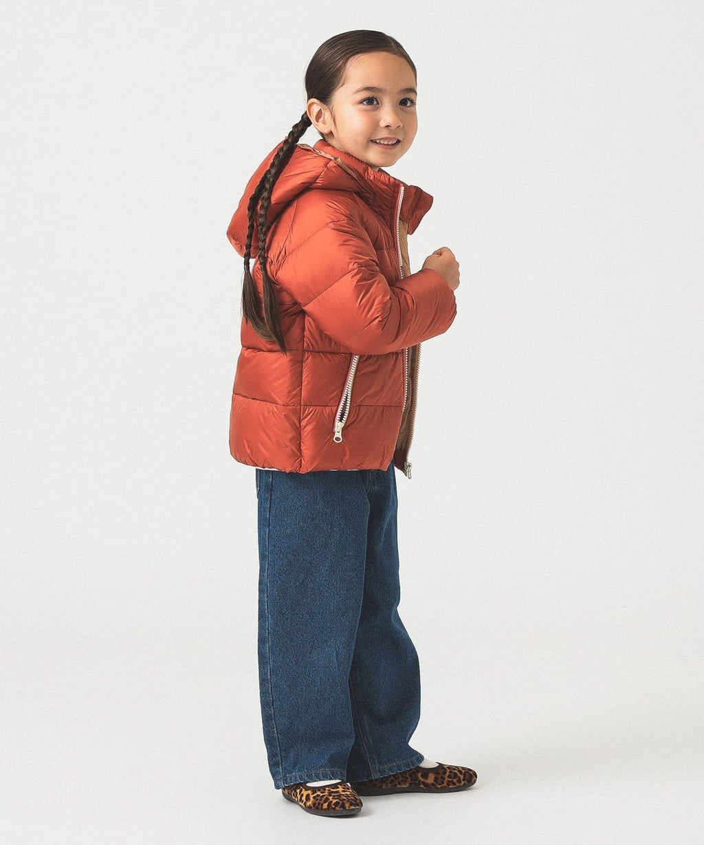 빔즈 키즈 패딩 일본 Beams 포켓터블 다운 블루종 2025FW 2컬러