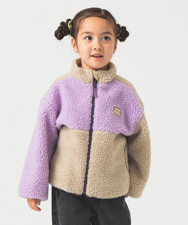 빔즈 키즈 자켓 일본 Beams 유아 리버시블 후리스 블루종 플리스 2컬러