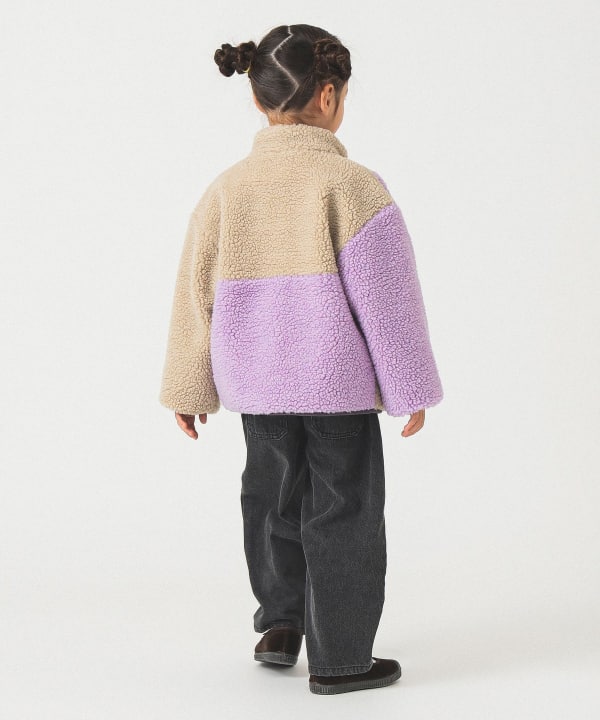 빔즈 키즈 자켓 일본 Beams 유아 리버시블 후리스 블루종 플리스 2컬러