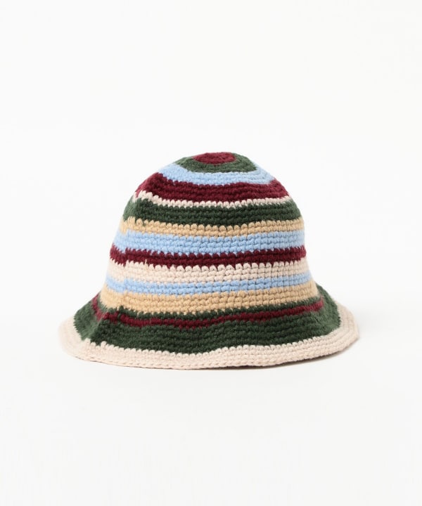 빔즈 키즈 모자 일본 버킷햇 멀티 크로쉐 니트 디자인 2컬러