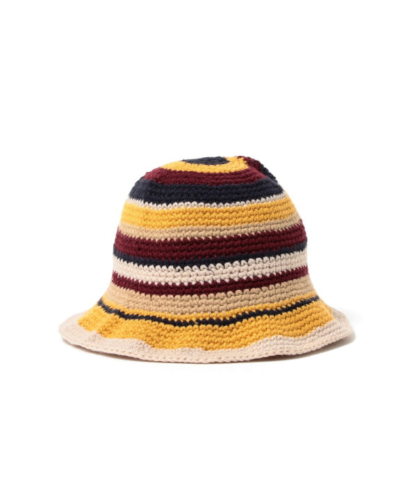 빔즈 키즈 모자 일본 버킷햇 멀티 크로쉐 니트 디자인 2컬러