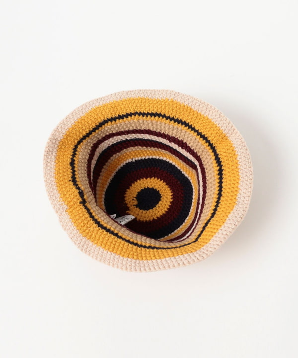 빔즈 키즈 모자 일본 버킷햇 멀티 크로쉐 니트 디자인 2컬러