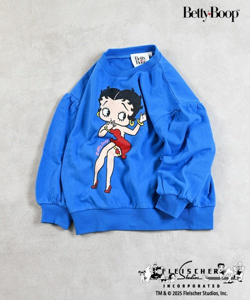 마키즈 키즈 티셔츠 일본 긴팔티 베티 부프 프린트 트레이너 맨투맨 3컬러