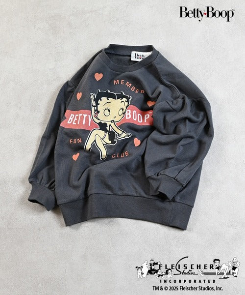 마키즈 키즈 티셔츠 일본 긴팔티 베티 부프 프린트 트레이너 맨투맨 3컬러