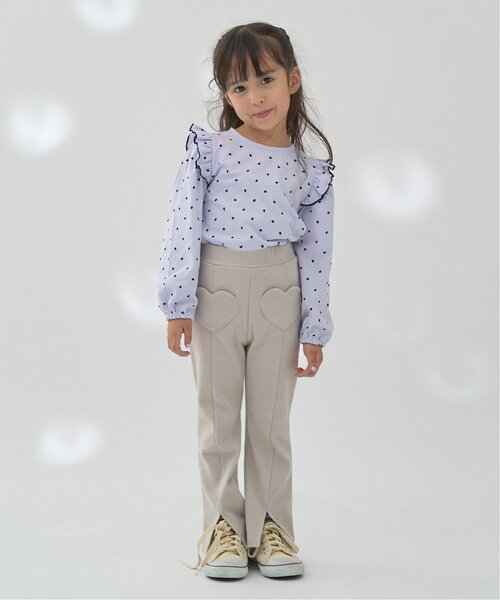 petit main 키즈 바지 일본 쁘띠메인 유아 토모 슬림 플레어 팬츠 6컬러