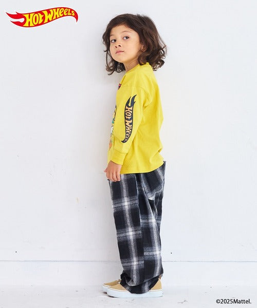 마키즈 키즈 바지 일본 유아 이지 와이드 체크 팬츠 와이드 타입 3컬러