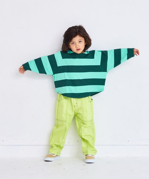 마키즈 키즈 바지 일본 유아 카고바지 패치 포켓 디자인 6컬러