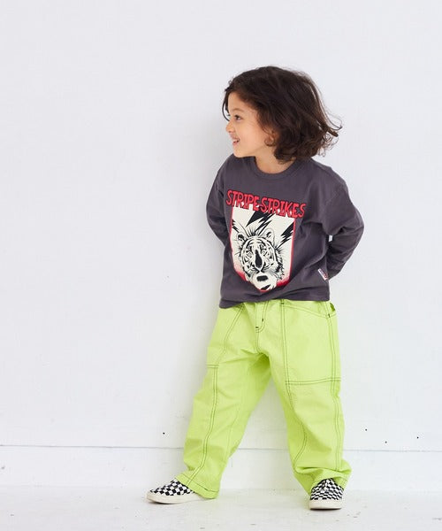 마키즈 키즈 바지 일본 유아 카고바지 패치 포켓 디자인 6컬러