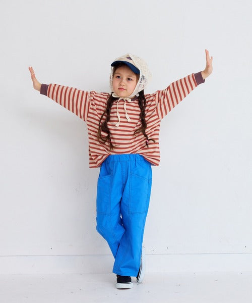 마키즈 키즈 바지 일본 유아 카고바지 패치 포켓 디자인 6컬러