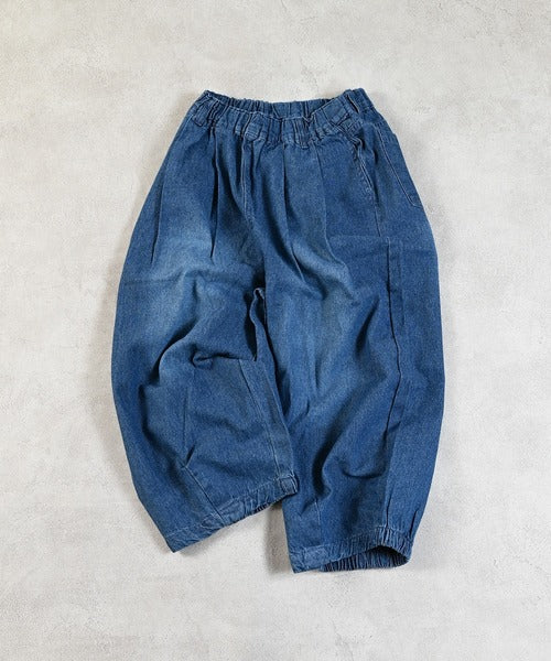 마키즈 바지 일본 키즈 청바지 데님 배럴 팬츠 테이퍼드 디자인 2컬러