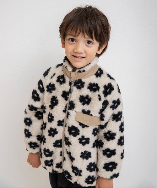 브리즈 키즈 후리스 일본 유아 플리스 퍼프리스 재킷 배색 디자인 6컬러