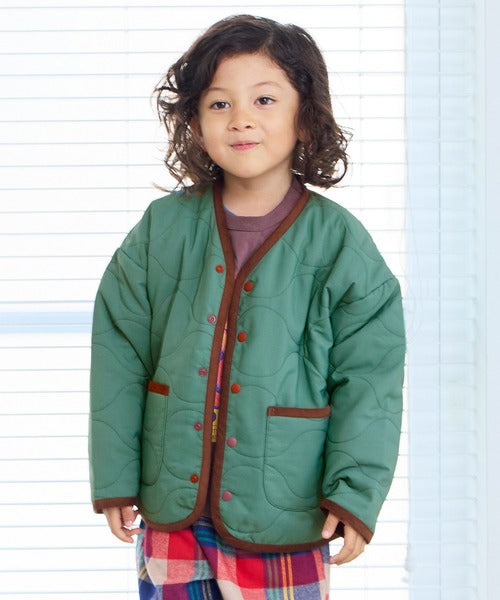 마키즈 가디건 일본 키즈 카디건 퀄트 재킷 머신워셔블 타입 6컬러