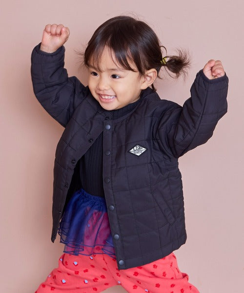 마키즈 패딩 일본 키즈 자켓 머신 워셔블 스퀘어 퀼트 노카라 6컬러