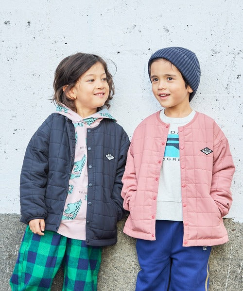 마키즈 패딩 일본 키즈 자켓 머신 워셔블 스퀘어 퀼트 노카라 6컬러