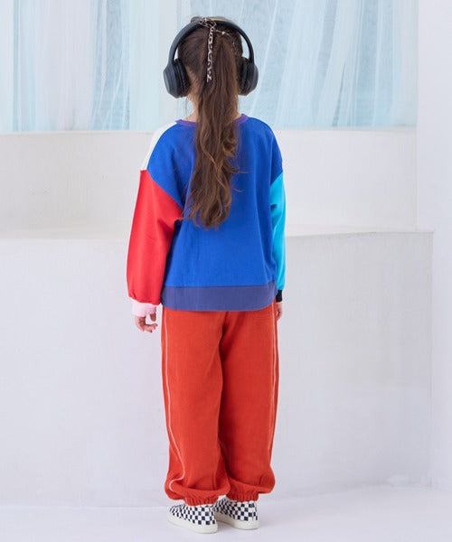 마키즈 키즈 바지 일본 유아 스웨트 팬츠 세로 줄무늬 디자인 5컬러