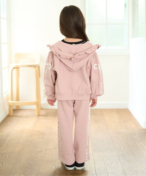 petit main 키즈 티셔츠 일본 쁘띠마인 유아 후드짚업 리본 라인풀 6컬러