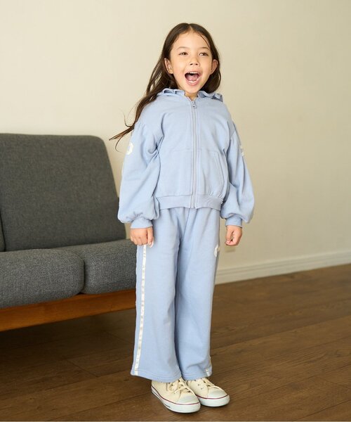 petit main 키즈 티셔츠 일본 쁘띠마인 유아 후드짚업 리본 라인풀 6컬러