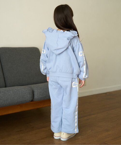 petit main 키즈 티셔츠 일본 쁘띠마인 유아 후드짚업 리본 라인풀 6컬러