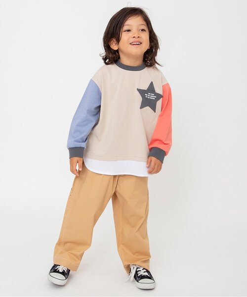 브리즈 키즈 바지 일본 유아 와이드 페인터 팬츠 스타치 포켓 6컬러