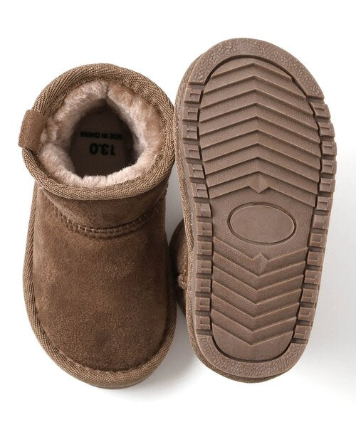 브리즈 키즈 신발 일본 유아 어그 보아 무톤 스웨이드 겨울 부츠 7컬러