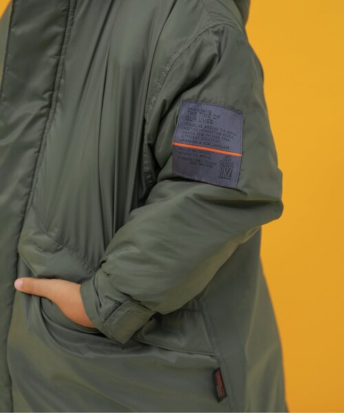 브리즈 키즈 패딩 일본 유아 몬스터 파카 후드 코트 M65 디자인 2컬러