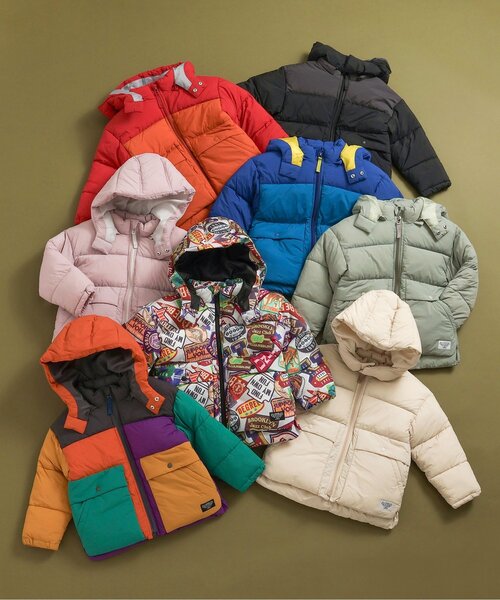브리즈 키즈 패딩 일본 유아 후드 점퍼 경량 인서레이션 재킷 2웨이 8컬러