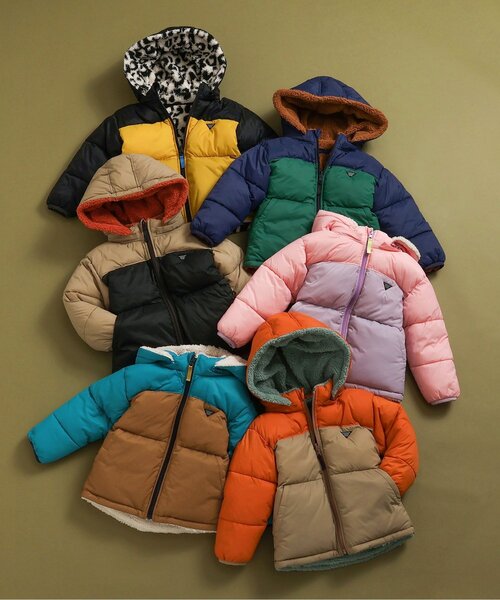 브리즈 키즈 패딩 일본 유아 블루종 리버시블 후드 4웨이 타입 6컬러
