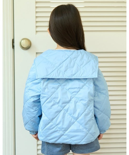 petit main 키즈 자켓 일본 쁘띠메인 유아 세일러 컬러 퀼팅 블루종 5컬러