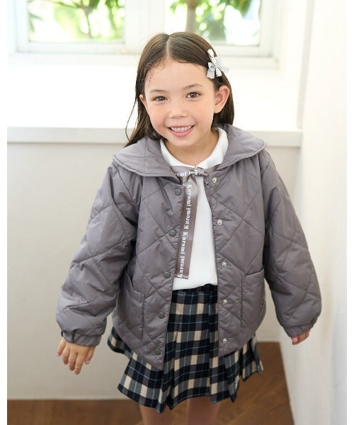 petit main 키즈 자켓 일본 쁘띠메인 유아 세일러 컬러 퀼팅 블루종 5컬러