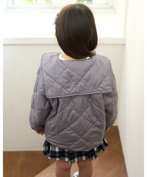 petit main 키즈 자켓 일본 쁘띠메인 유아 세일러 컬러 퀼팅 블루종 5컬러